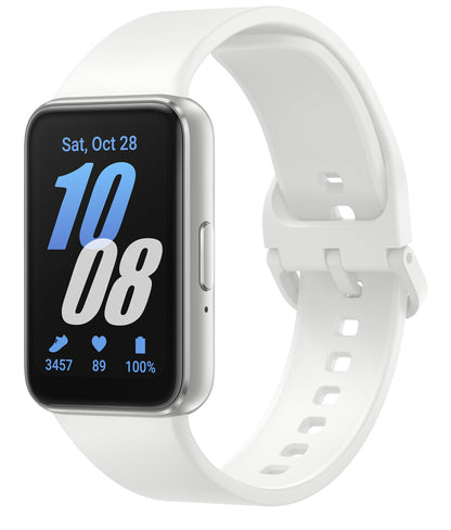 Samsung Galaxy Fit3 4,06 cm (1.6") AMOLED 40 mm Digital 256 x 402 pixlar Pekskärm Silver