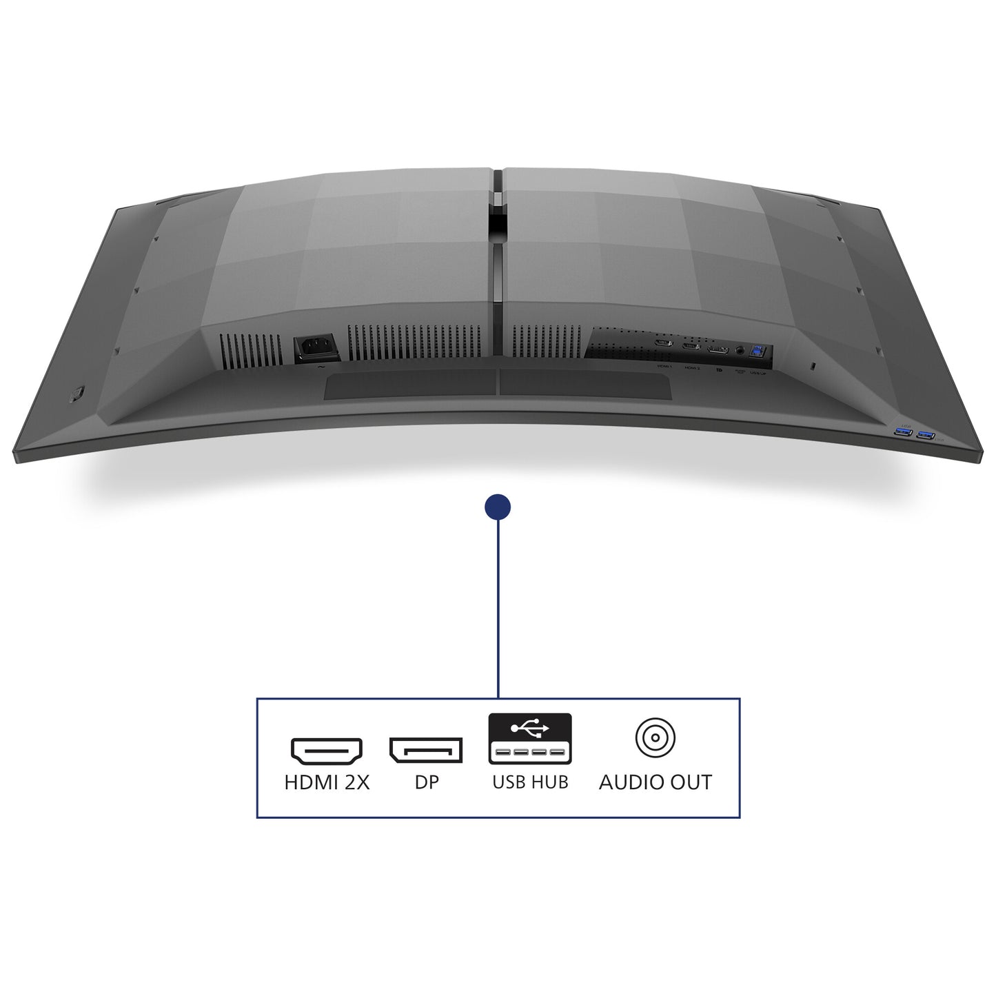 Philips Evnia 34M2C6500/00 platta pc-skärmar 86,4 cm (34") 3440 x 1440 pixlar Wide Quad HD QD-OLED Grå