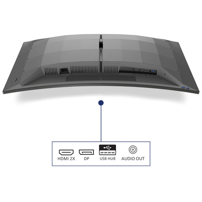 Philips Evnia 34M2C6500/00 platta pc-skärmar 86,4 cm (34") 3440 x 1440 pixlar Wide Quad HD QD-OLED Grå