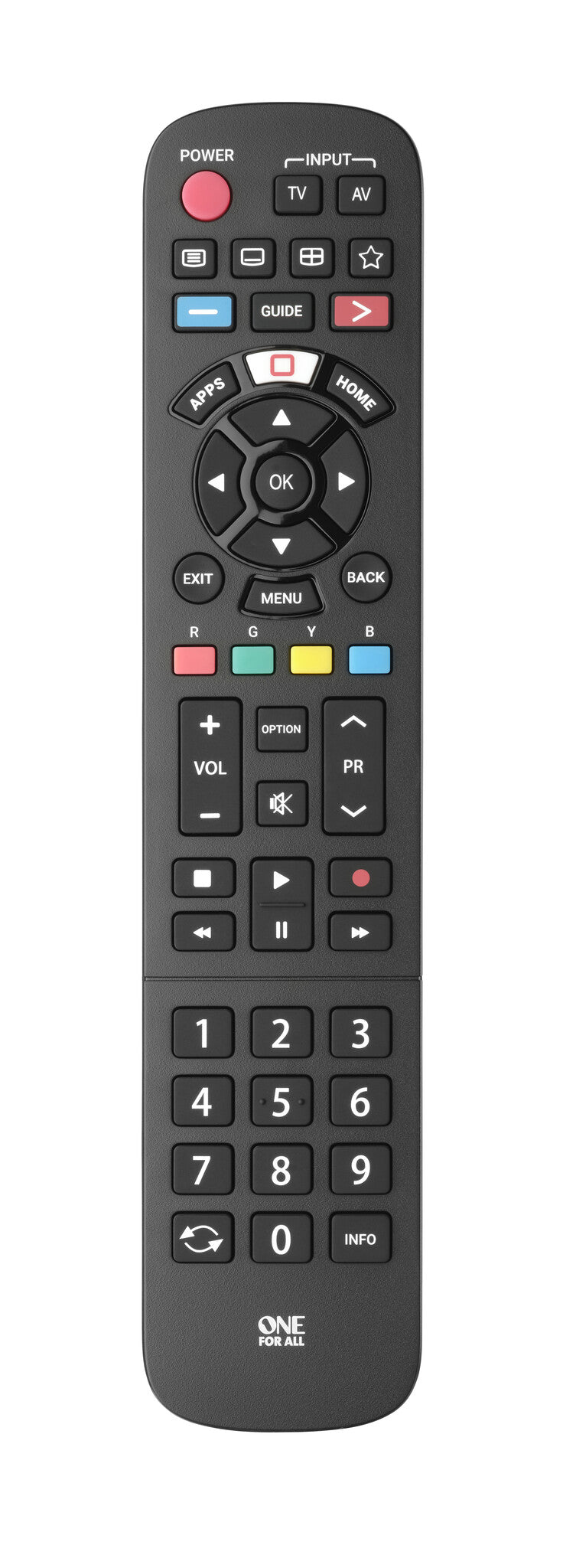 One For All TV Replacement Remotes alternativ TV-fjärrkontroll Panasonic