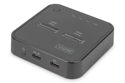 Digitus DA-71545 dockningsstationer för bärbara datorer Kabel USB 3.2 Gen 2 (3.1 Gen 2) Type-C Svart