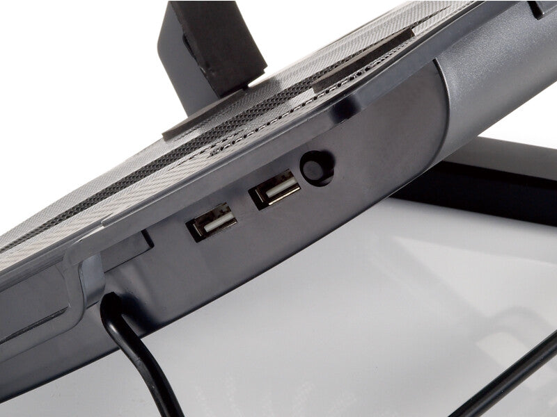 Conceptronic CNBCOOLSTAND1F kylningsdynor för bärbara datorer 43,2 cm (17") Svart