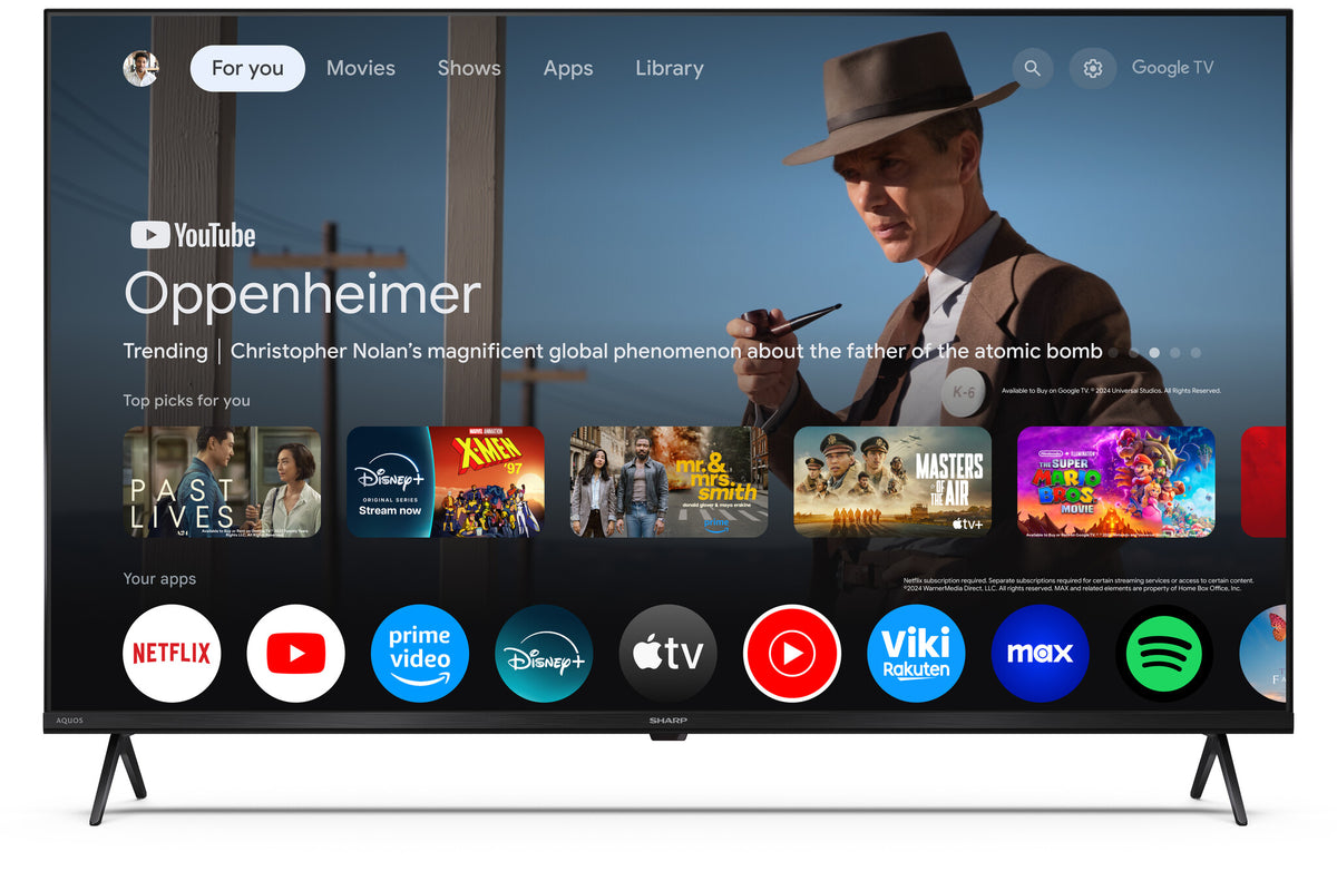 Sharp 50HP5265E TV-apparat 127 cm (50") 4K Ultra HD Smart-TV Wi-Fi Svart