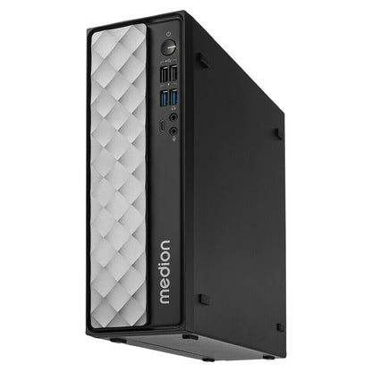 MEDION T80 MINI PC Intel® Core™ i5 i5-12450H 16 GB DDR4-SDRAM 512 GB SSD Mini-PC Svart, Grå