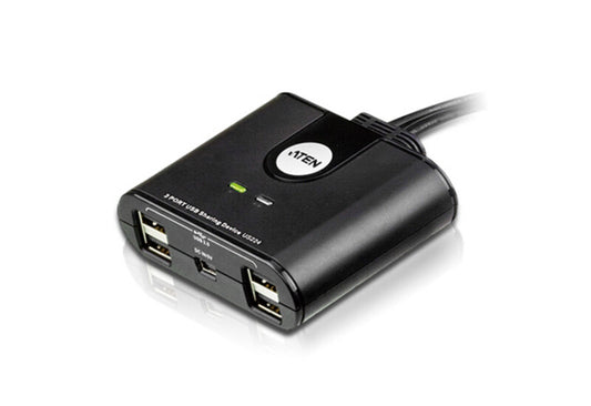 ATEN 2 x 4 USB 2.0-switch för delning av kringutrustning