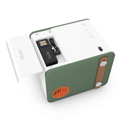 BenQ GS50 Short throw-projektor 500 ANSI-lumen DLP 1080p (1920x1080) Grå, Vit