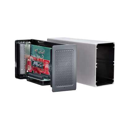 StarTech.com Thunderbolt 3 PCIe-expansionschassi, externt hölje med dubbla PCI Express-kortplatser, PCIe-box för bärbara datorer/stationära datorer/all-in-one, 8K/4K-utgång via TB3/DP 1.4-portar, för videoinspelnings-/fiber-/ Ethernet-kort