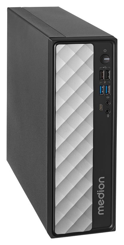 MEDION AKOYA T80 Intel® Core™ i5 i5-12450H 16 GB DDR4-SDRAM 512 GB SSD Windows 11 Home Mini PC Mini-PC Svart