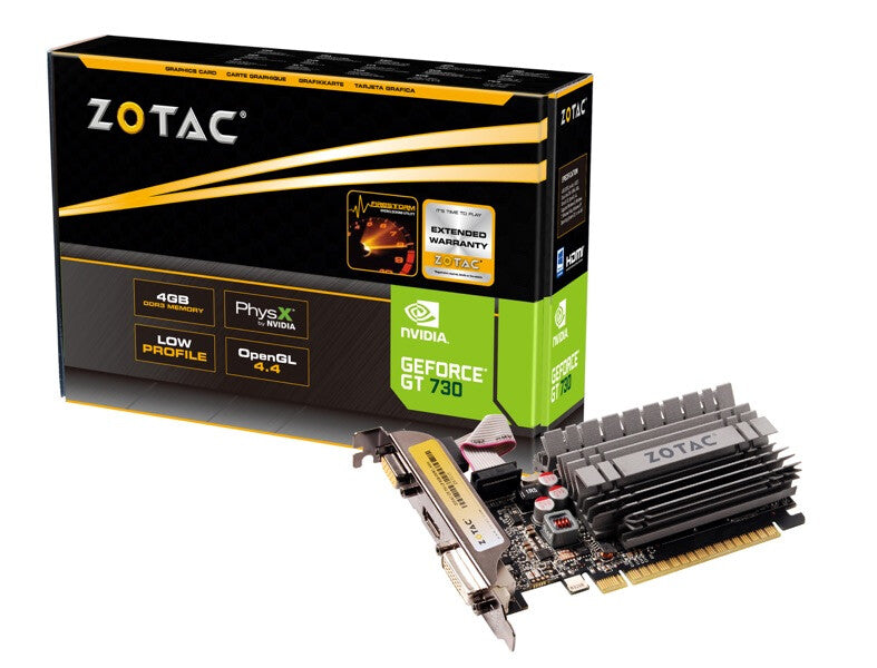 Zotac ZT-71115-20L grafikkort NVIDIA GeForce GT 730 4 GB GDDR3