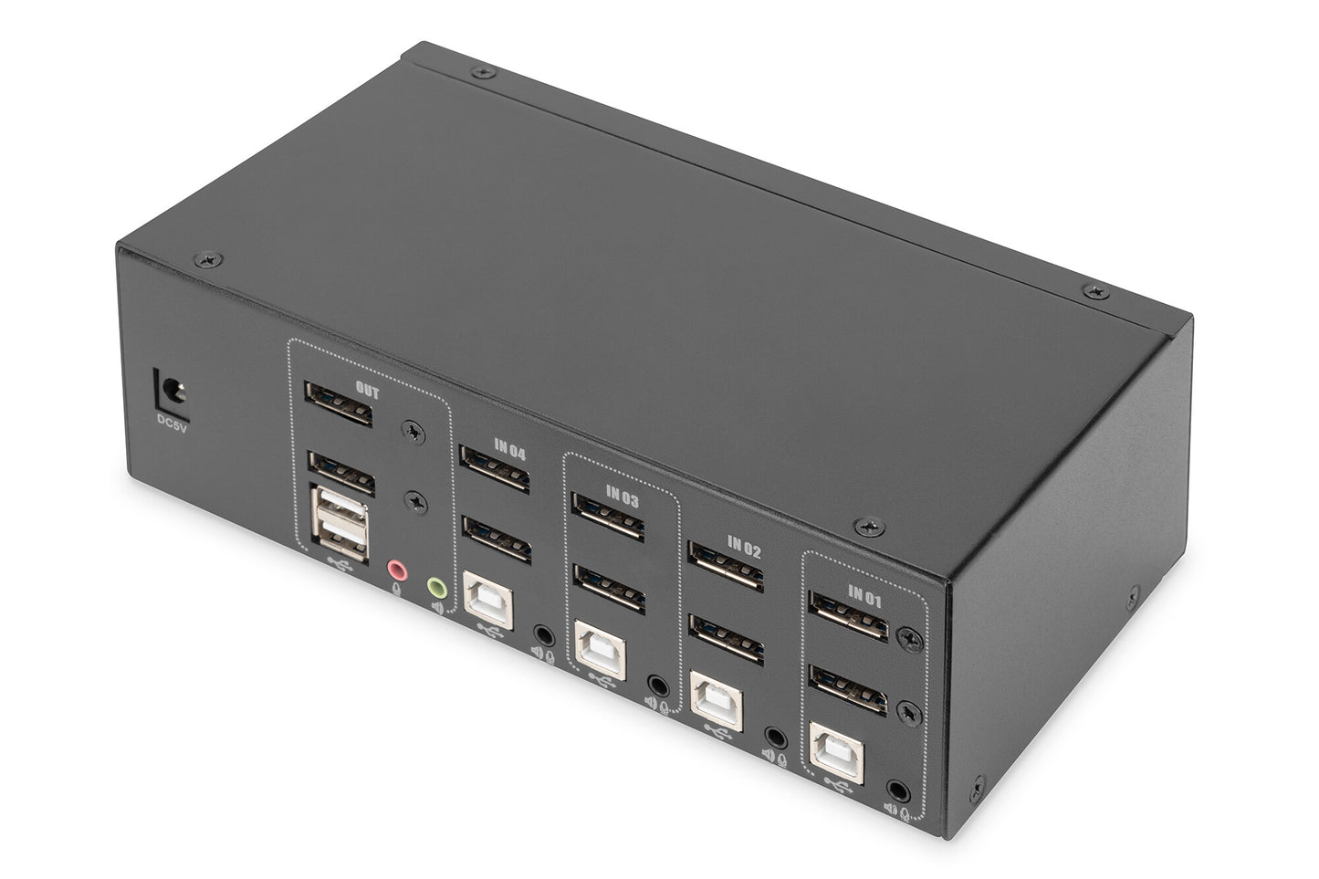 Digitus DS-12882 KVM-switchar Svart