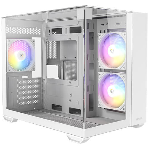 Antec CX600M Trio ARGB White Mini Tower Transparent, Vit