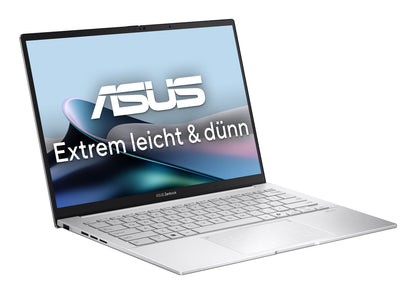 ASUS Zenbook 14 OLED UX3405CA-QD1302W Intel Core Ultra 7 255H Bärbar dator 35,6 cm (14") WUXGA 16 GB LPDDR5x-SDRAM 1 TB SSD Wi-Fi 7 (802.11be) Windows 11 Home tyska Silver