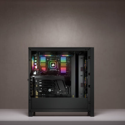Corsair iCUE 4000X RGB Midi Tower Svart