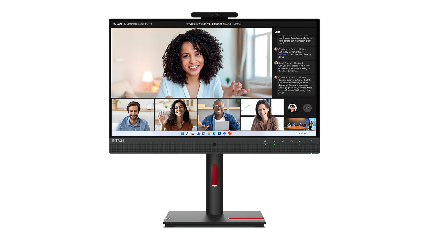 Lenovo ThinkVision T24mv-30 LED display 60,5 cm (23.8") 1920 x 1080 pixlar Full HD Svart