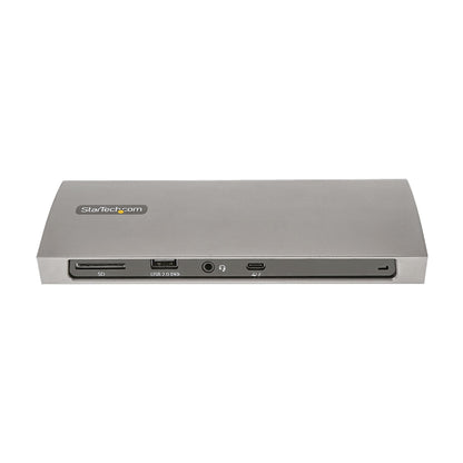 StarTech.com Thunderbolt 4-dockningsstation, 96 W strömförsörjning, en bildskärm i 8K/dubbelskärm i 4K 60Hz, 3xTB4/USB4-portar, 4xUSB-A, SD, GbE, Thunderbolt 4-dockningsstation för Windows eller TB3 MacBook, 0,8 m kabel StarTech.com Thunderbolt 4-dockning