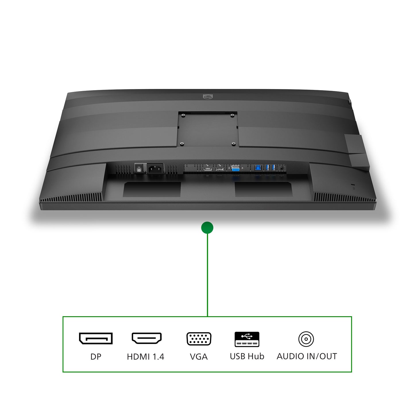 Philips 5000 series 27B2G5200/00 platta pc-skärmar 68,6 cm (27") 1920 x 1080 pixlar Full HD LCD Antracit