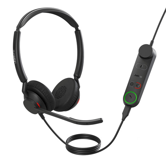 Jabra Engage 50 II Headset Kabel Huvudband Kontor/callcenter USB Type-A Svart