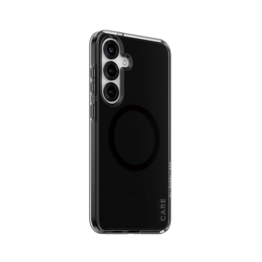 PanzerGlass CARE by ® Flagship Case Urban Combat Smokey w. Black Qi Compatible Samsung Galaxy S25+ mobiltelefonfodral Omslag Svart
