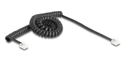 DeLOCK 90224 telefonkablar 3 m Svart