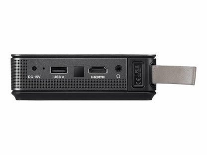Acer AOpen PV12a 854x480/800 LED Lumen/HDMI Standard throw-projektor 700 ANSI-lumen DLP WVGA (854x480) Svart