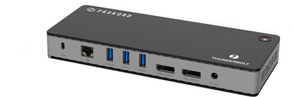 Prokord PD-UTD21 dockningsstationer för bärbara datorer Kabel Thunderbolt 3 Svart PROKORD WORKPLACE DOCKINGSTATION II THUNDERBOLT 3