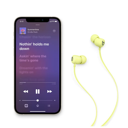 Apple Beats Flex Hörlurar Trådlös I öra, Hals-band Bluetooth Gul