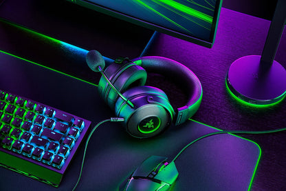 Razer Kraken V3 HyperSense Headset Kabel Huvudband Spela USB Type-A Svart