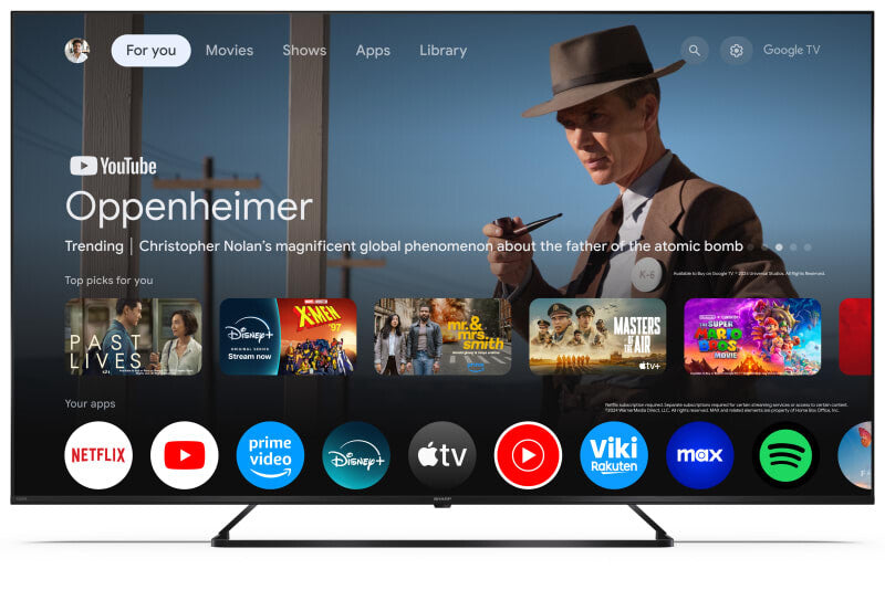 Sharp 55HP6265E TV-apparat 139,7 cm (55") 4K Ultra HD Smart-TV Wi-Fi Svart