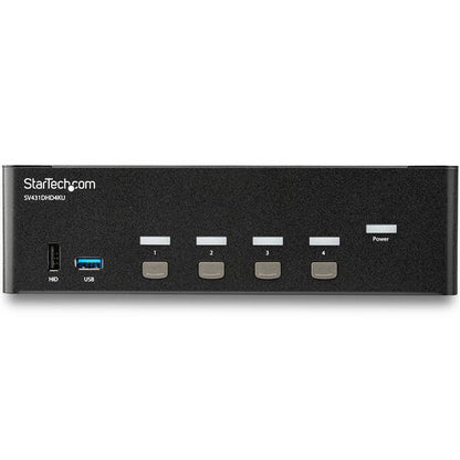 StarTech.com 4-ports HDMI KVM-switch - 4K 30 Hz - dubbel skärm