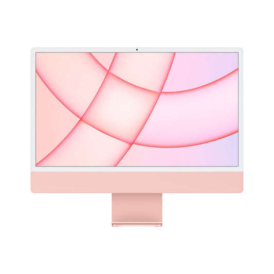 Apple iMac Apple M M1 61 cm (24") 4480 x 2520 pixlar Allt-i-ett-dator 8 GB 256 GB SSD macOS Big Sur Wi-Fi 6 (802.11ax) Rosa