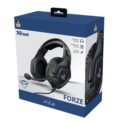Trust GXT 488 Forze PS4 Headset Kabel Huvudband Spela Svart