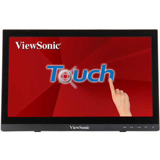 Viewsonic TD1630-3 platta pc-skärmar 39,6 cm (15.6") 1366 x 768 pixlar HD LCD Pekskärm Flera användare Svart