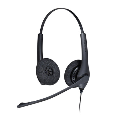 Jabra Biz 1500 Headset Kabel Huvudband Kontor/callcenter USB Type-A Bluetooth Svart