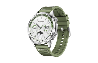 Huawei WATCH GT 4 3,63 cm (1.43") AMOLED 46 mm Digital 466 x 466 pixlar Rostfritt stål Wi-Fi GPS