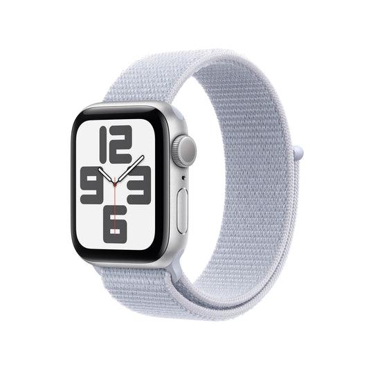 Apple Watch SE OLED 40 mm Digital 324 x 394 pixlar Pekskärm Silver Wi-Fi GPS