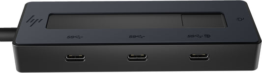 HP 4K USB-C-hubb med flera portar