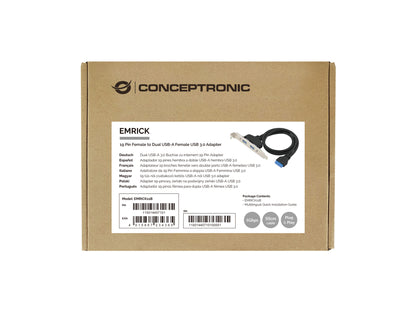 Conceptronic EMRICK11B nätverkskort/adapters Intern USB 3.2 Gen 1 (3.1 Gen 1)