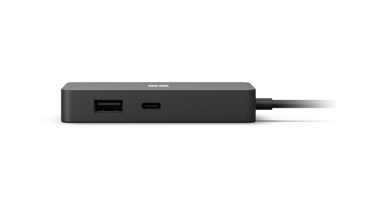 Microsoft Surface USB-C Travel Hub Kabel USB 3.2 Gen 2 (3.1 Gen 2) Type-C Svart
