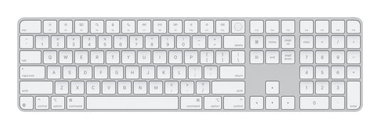 Apple Magic tangentbord Universal USB + Bluetooth QWERTY Engelska (USA) Vit