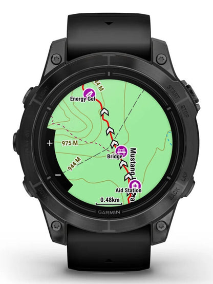 Garmin epix Pro (Gen 2) 3,3 cm (1.3") AMOLED 47 mm Digital 416 x 416 pixlar Pekskärm Grå Wi-Fi GPS