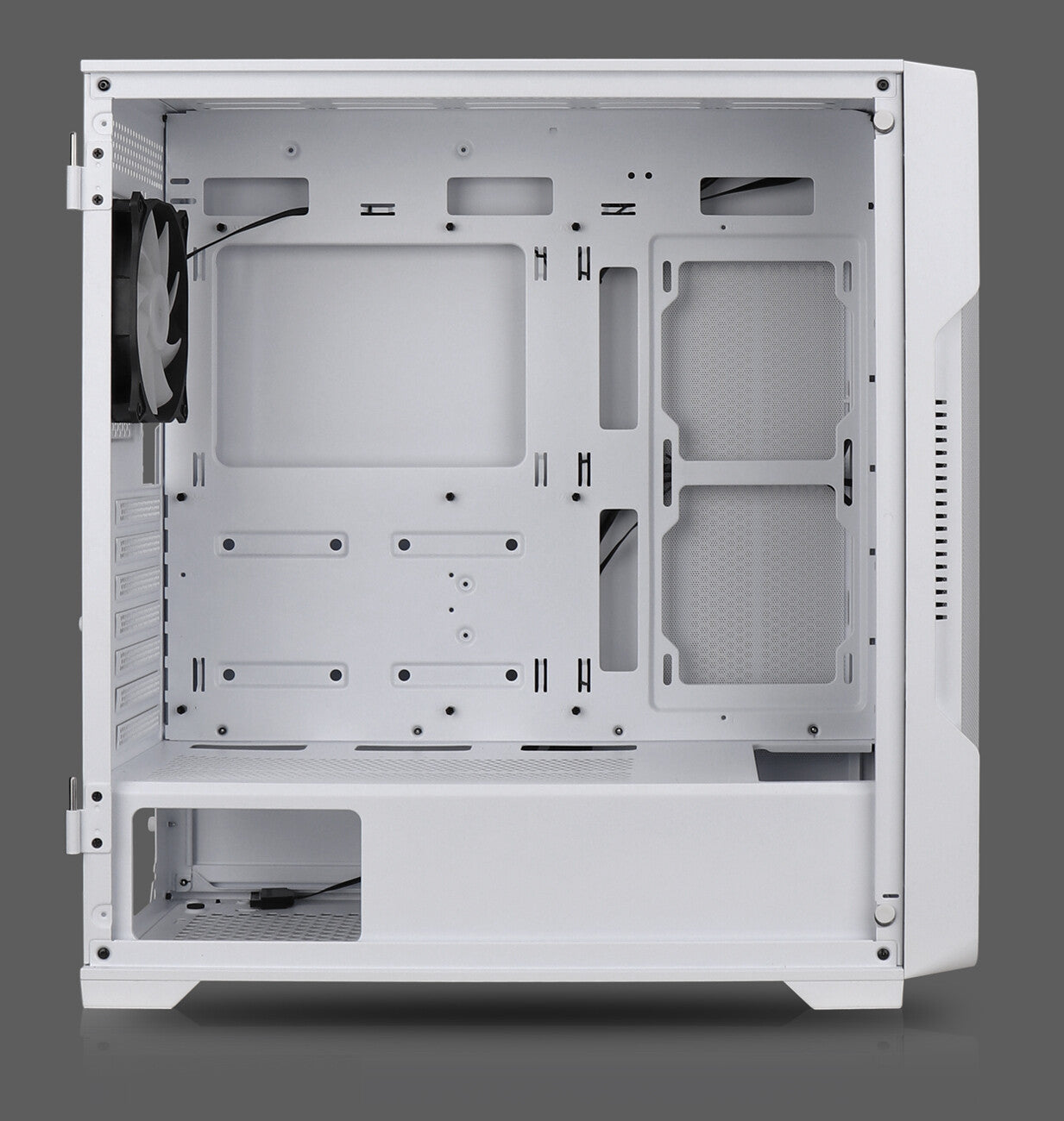 Nanoxia DS-9ARGB-W datorväskor Midi Tower Vit