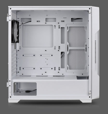 Nanoxia DS-9ARGB-W datorväskor Midi Tower Vit