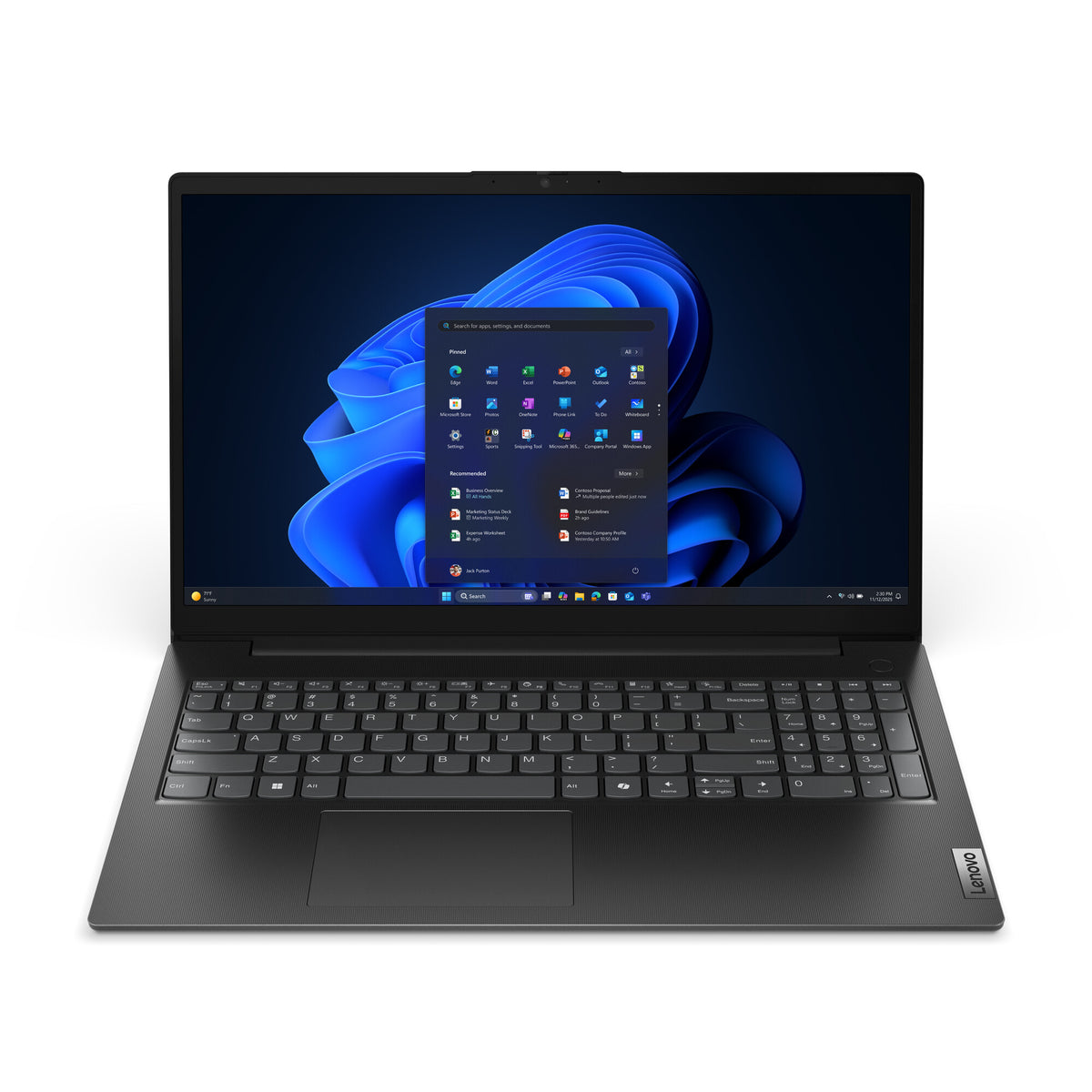 Lenovo V15 G6 ARP AMD Ryzen™ 7 170 Bärbar dator 39,6 cm (15.6") Full HD 16 GB DDR5-SDRAM 512 GB SSD Wi-Fi 6 (802.11ax) Windows 11 Pro tyska Svart
