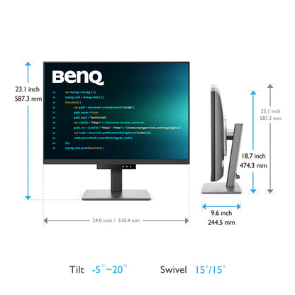 BenQ RD280U platta pc-skärmar 71,6 cm (28.2") 3840 x 2560 pixlar 4K Ultra HD Svart
