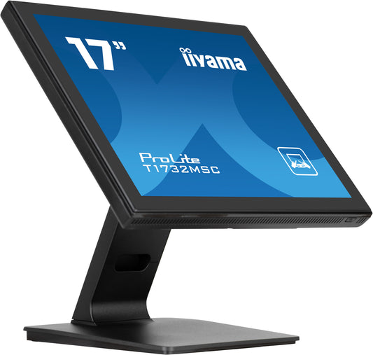 iiyama ProLite T1732MSC-B1SAG platta pc-skärmar 43,2 cm (17") 1280 x 1024 pixlar Full HD LED Pekskärm Bordsskiva Svart