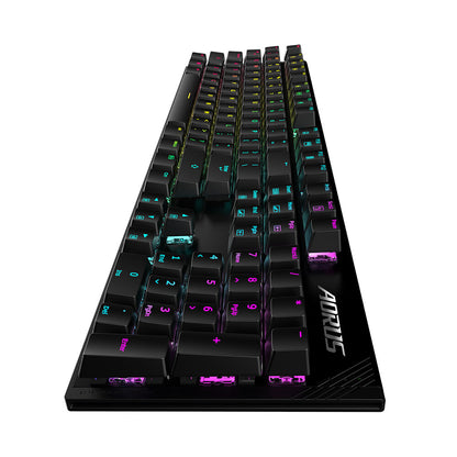 GIGABYTE AORUS K1 tangentbord Spela USB QWERTY Engelsk Svart