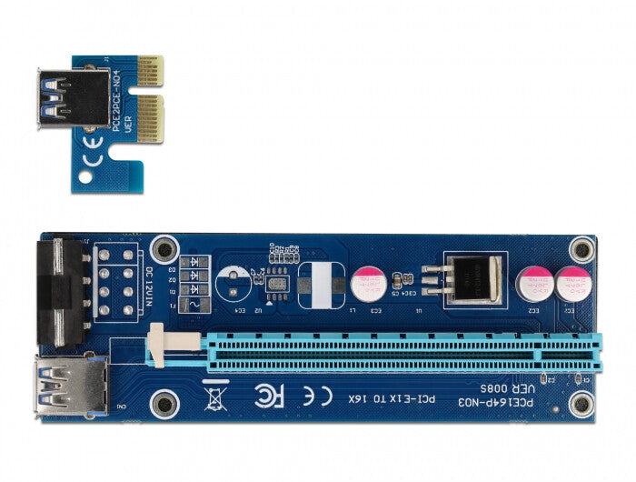 DeLOCK 41430 nätverkskort/adapters Intern PCIe, USB 3.2 Gen 1 (3.1 Gen 1)