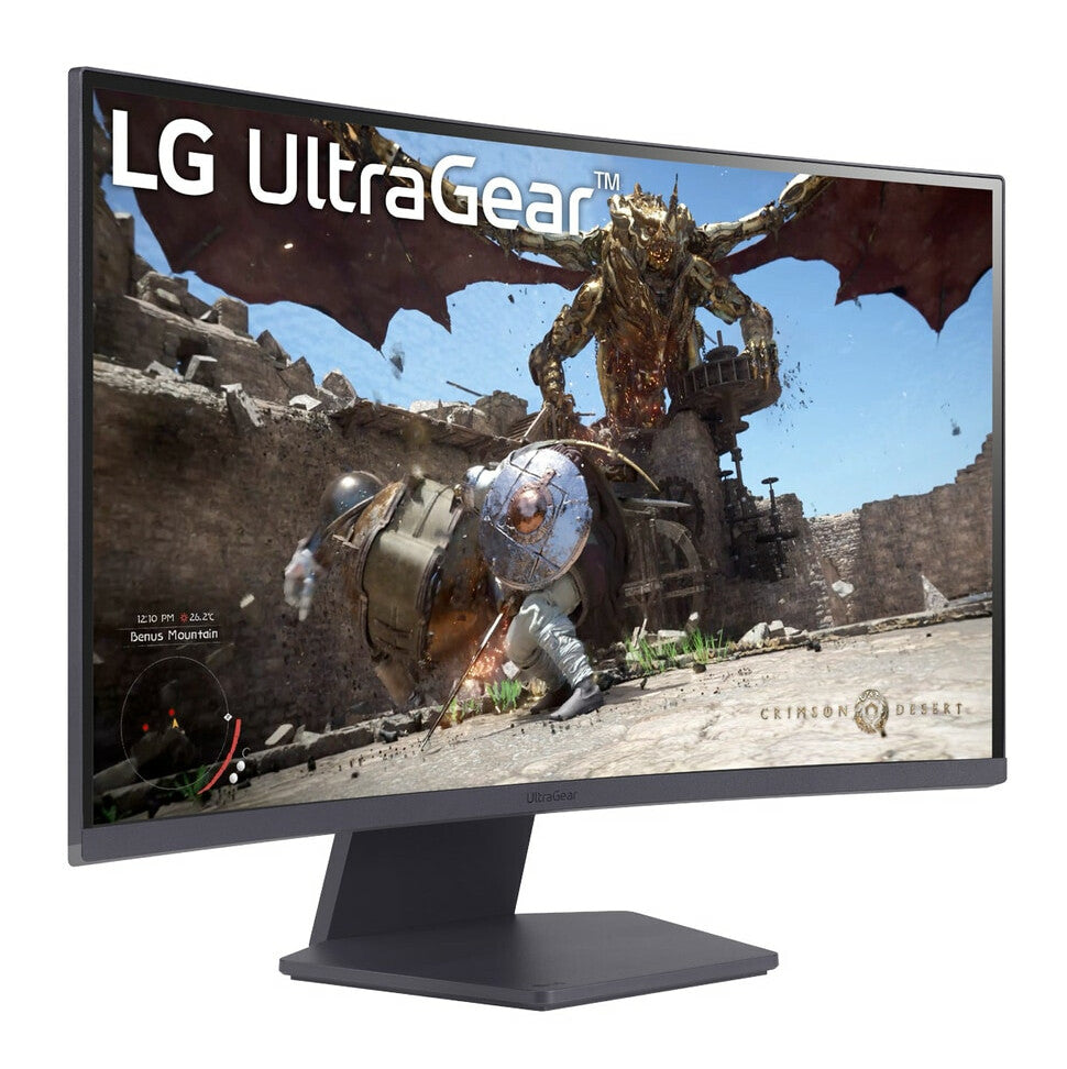 LG 27GS60QC-B platta pc-skärmar 68,6 cm (27") 2560 x 1440 pixlar Full HD LCD Svart
