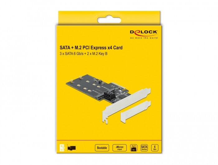 DeLOCK 90499 nätverkskort/adapters Intern M.2, SATA