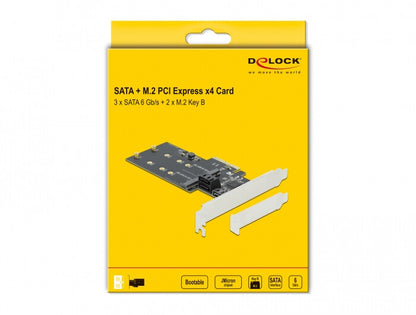 DeLOCK 90499 nätverkskort/adapters Intern M.2, SATA